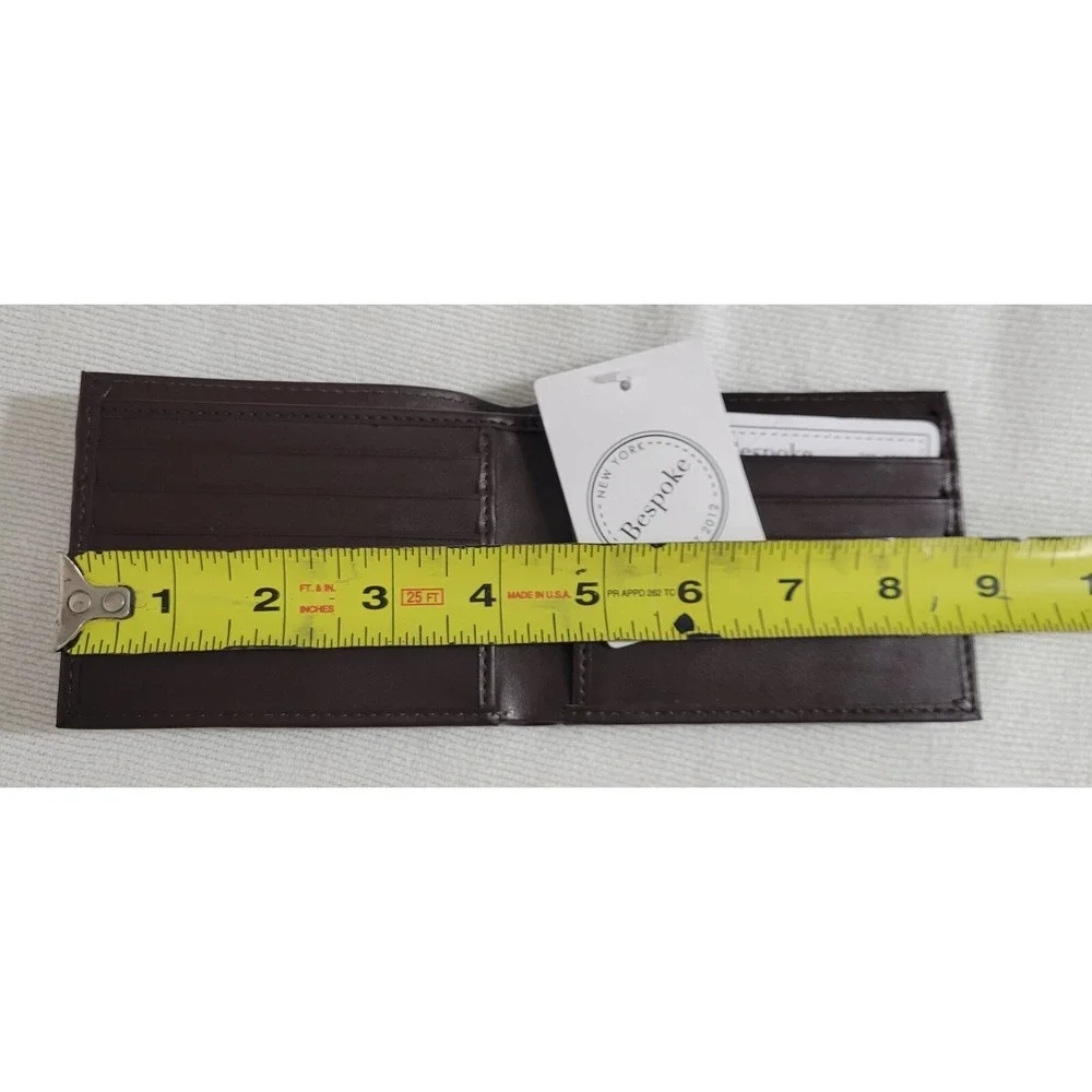 BESPOKE Basic Men's‎ Brown Bi-Fold Wallet.  New